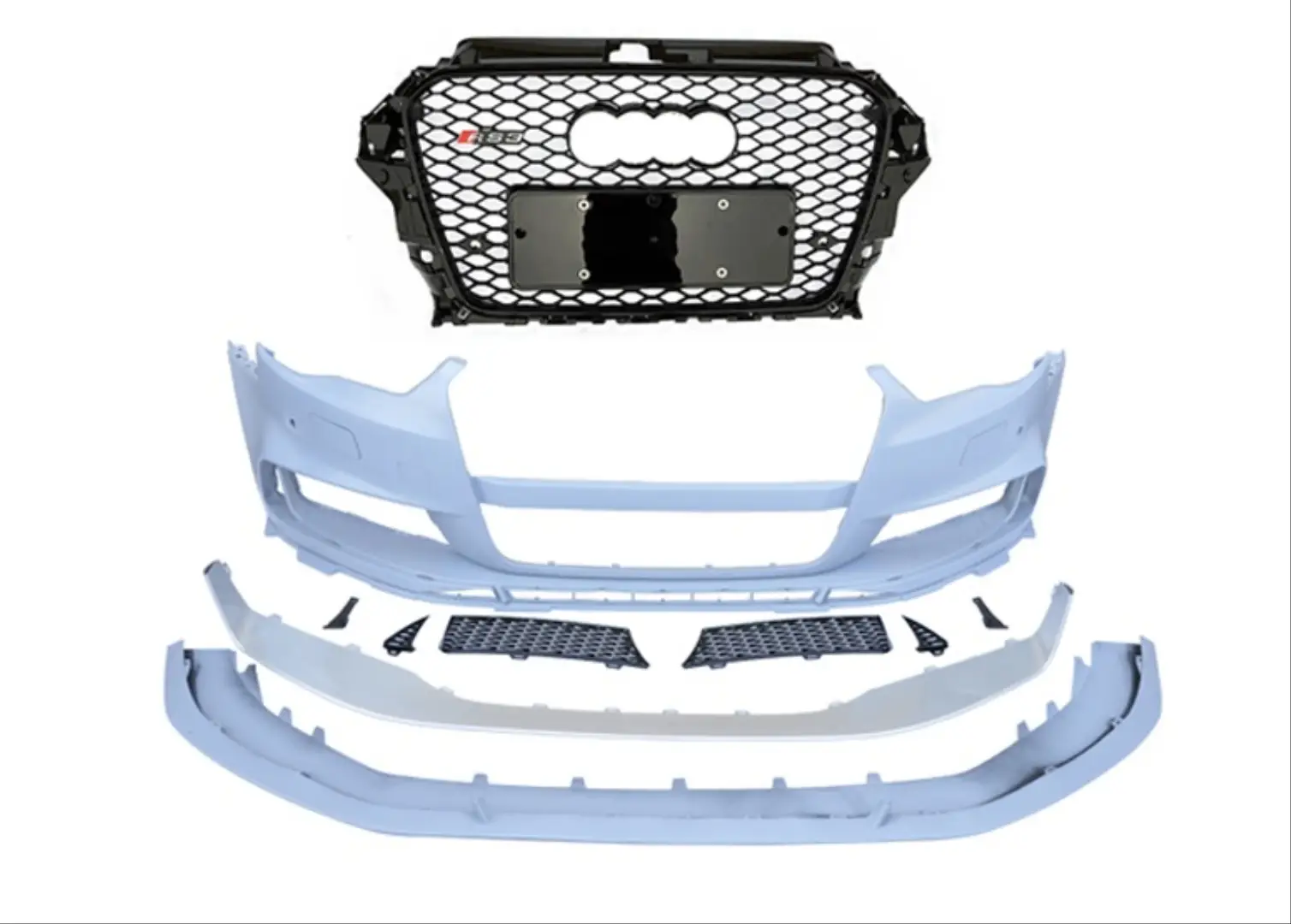 A3 2013-2016 SEDAN IÇIN UYUMLU RS3 FULL ON TAMPON & PANJUR SET